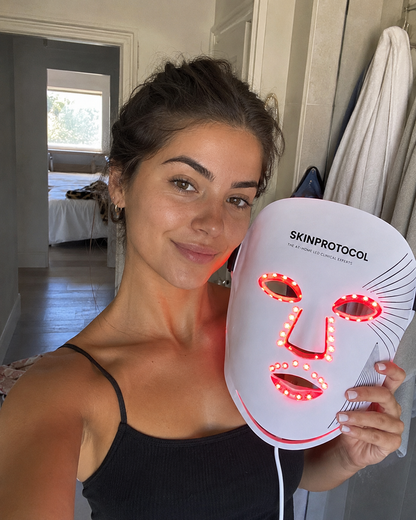 Facial Mask Skin Care Device 3-in-1 LED Chip Red Light Therapy LED Mask