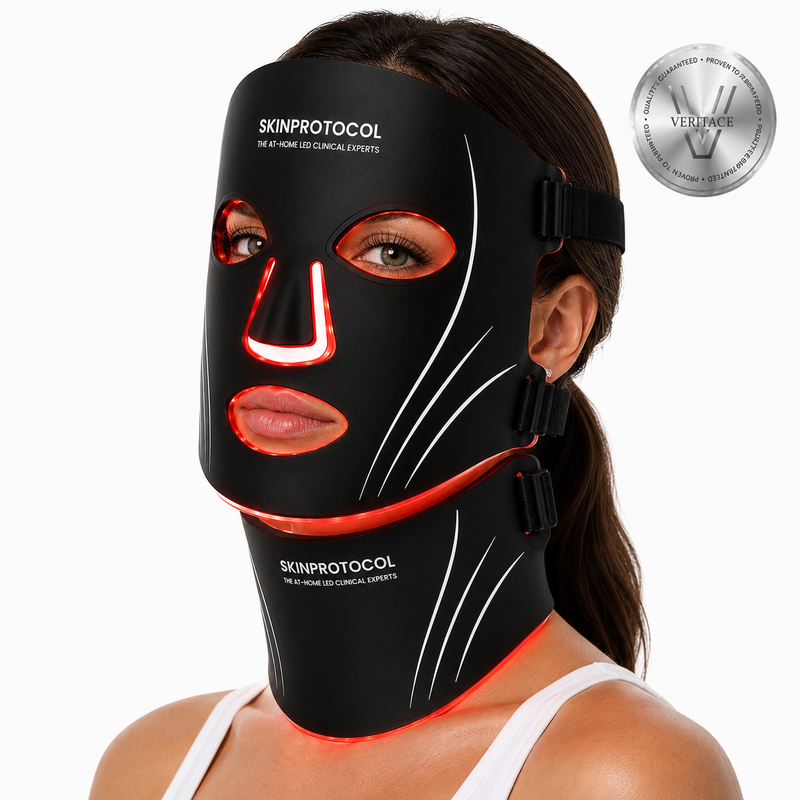 Facial Mask Skin Care Device 3-in-1 LED Chip Red Light Therapy LED Mask